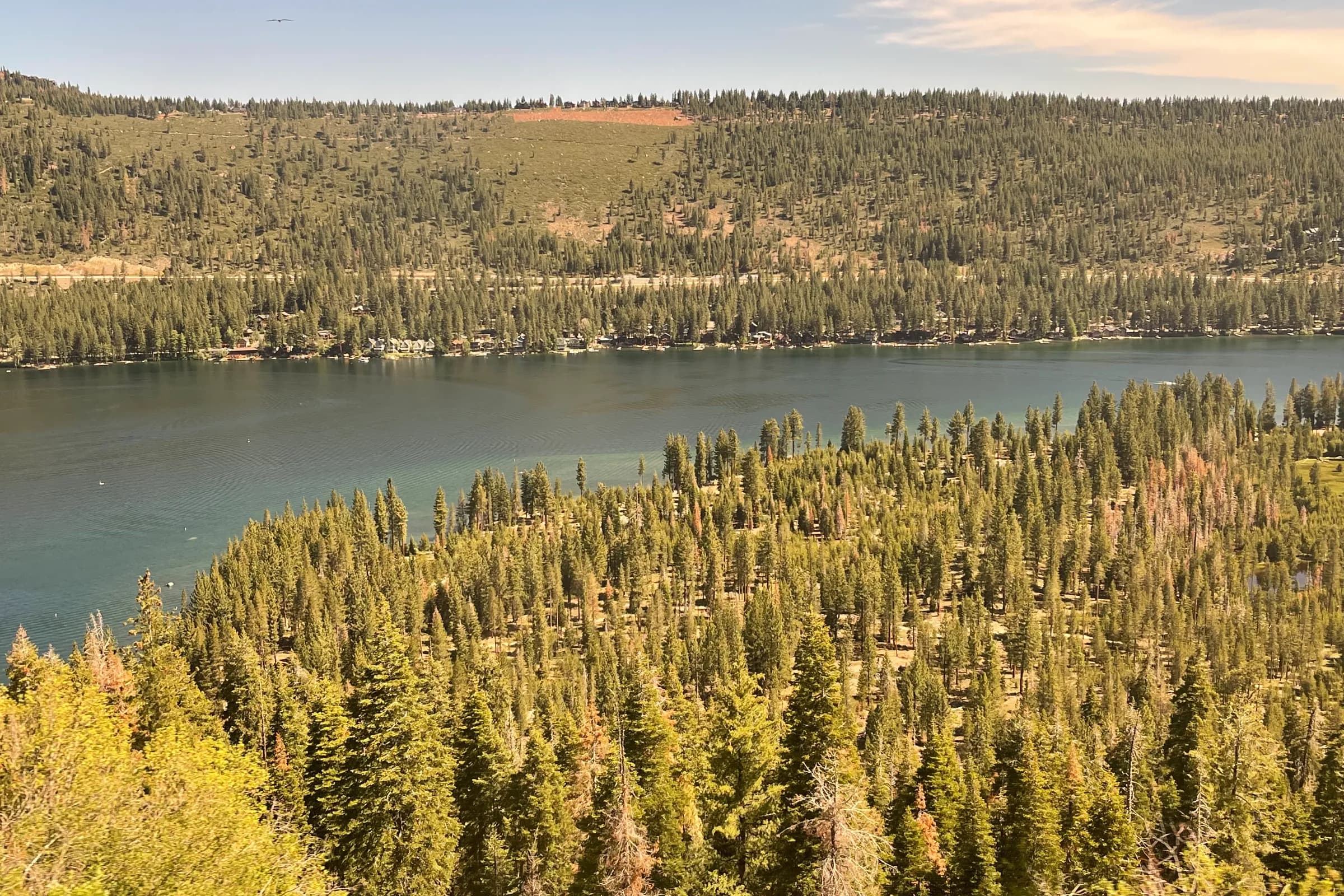 Westbound California Zephyr at Floriston California