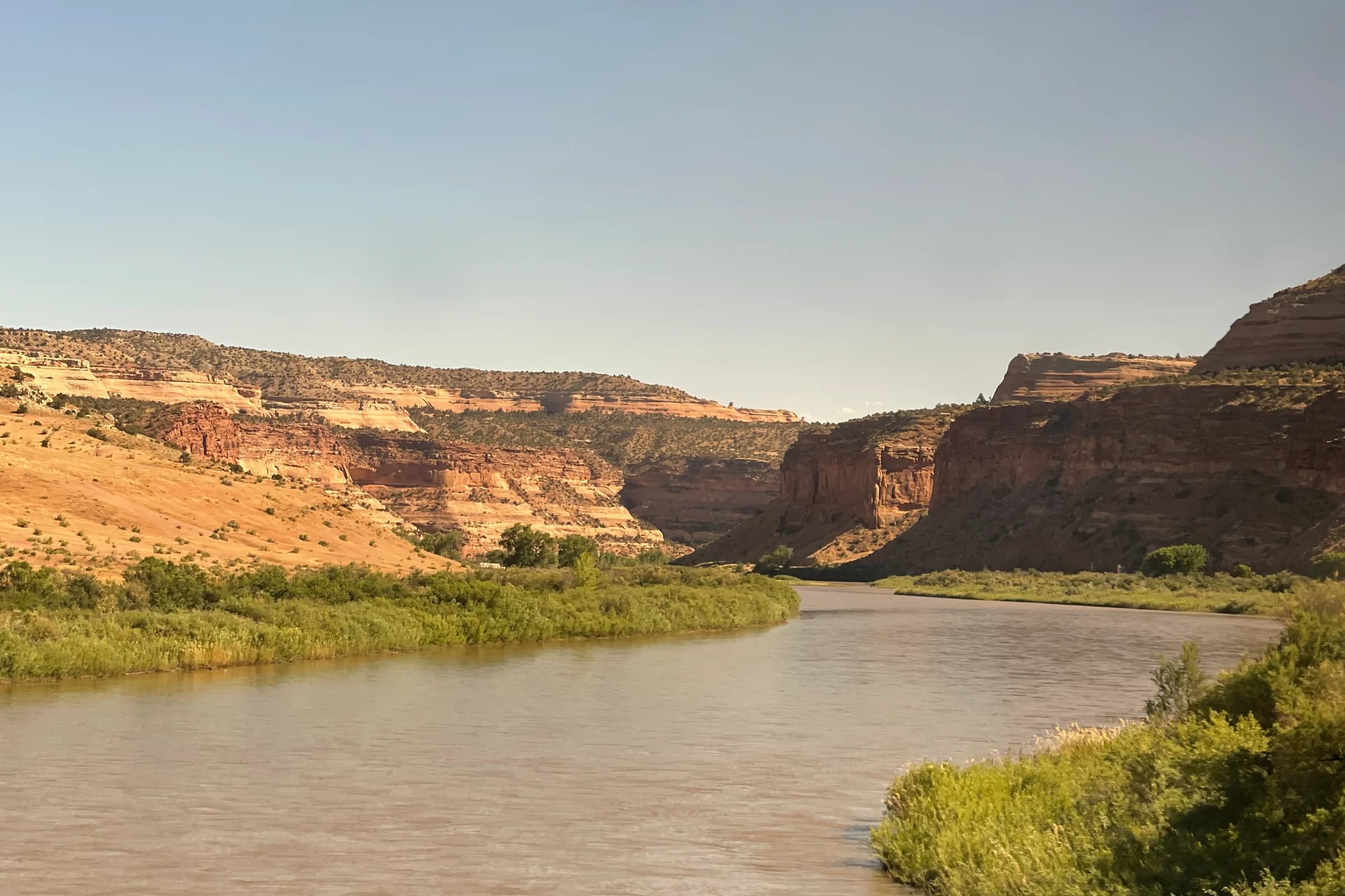 McInnis Canyons National Conservation Area, Colorado, as seen from California Zephyr