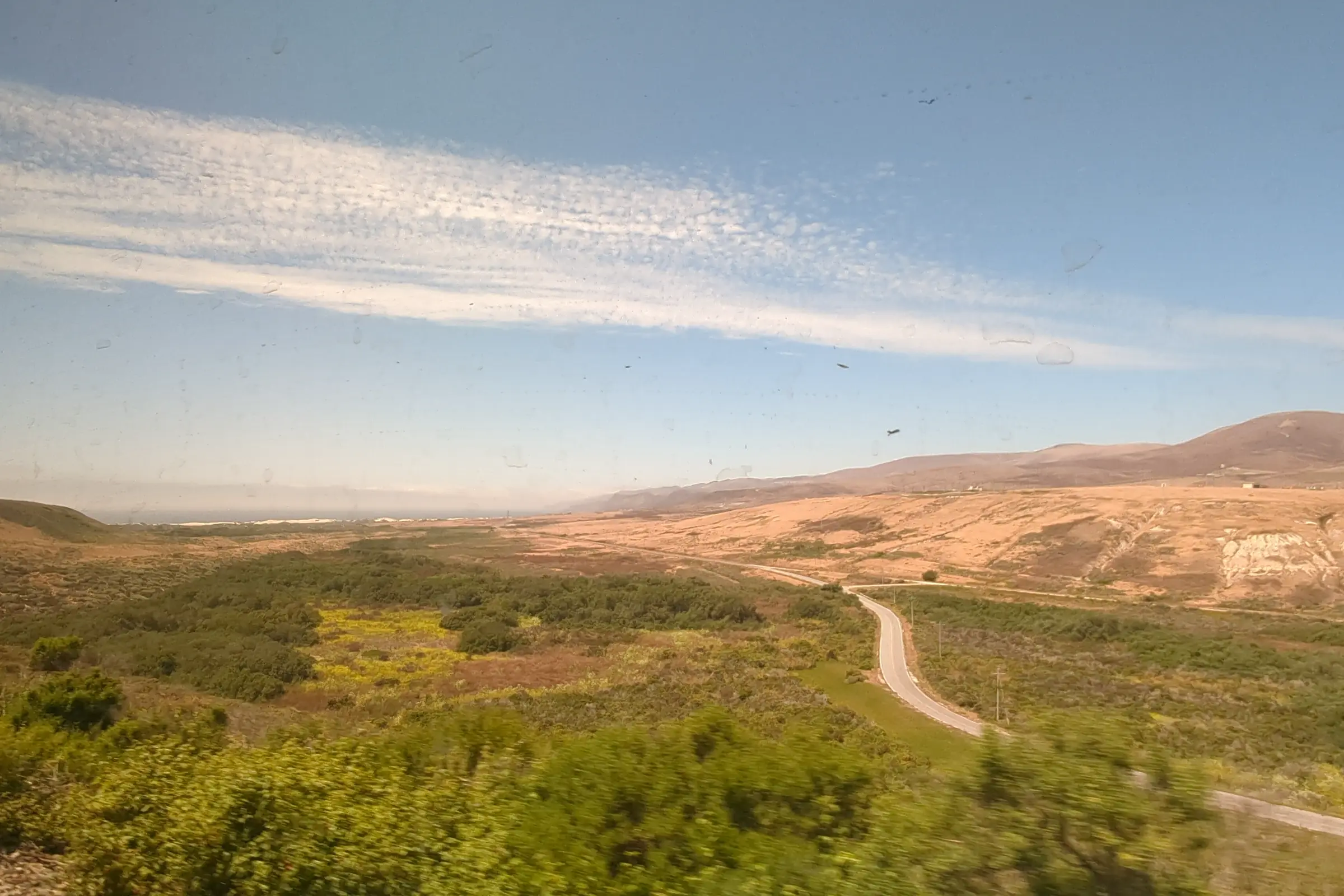 California Countryside from the Amtrak Coast Starlight