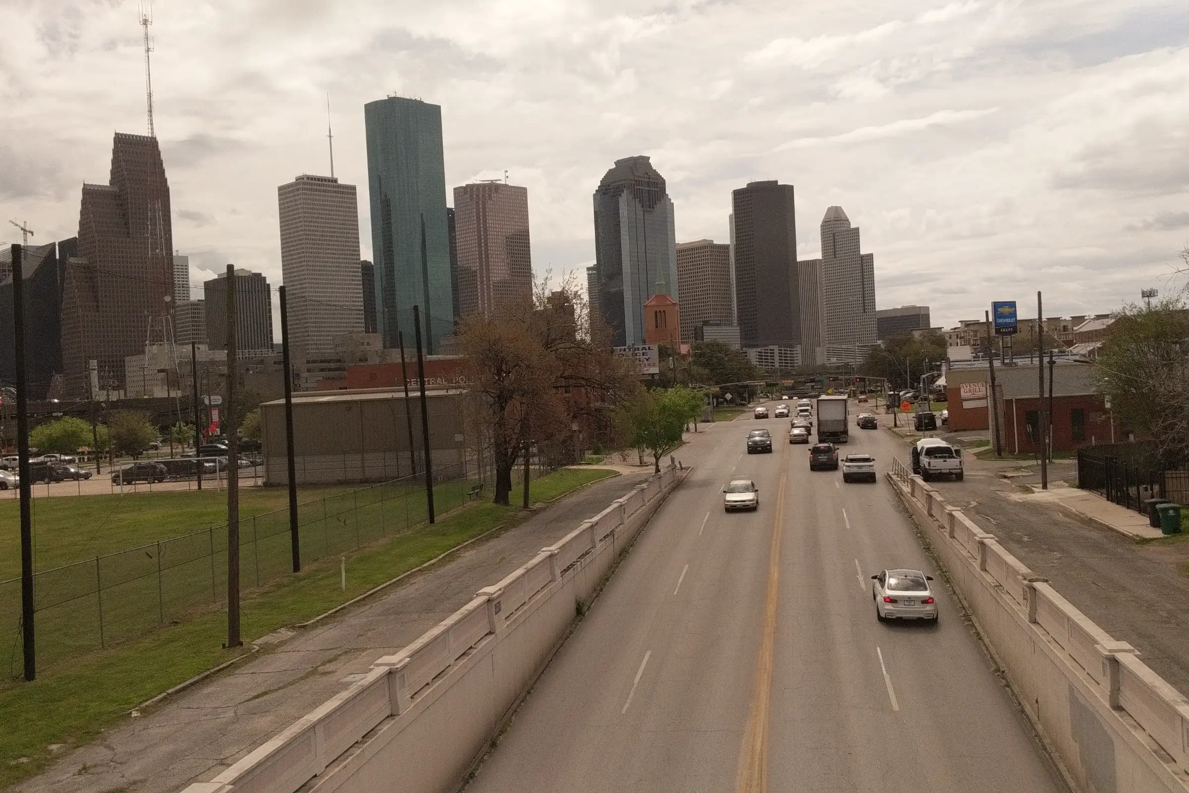 Arriving at Houston, Texas